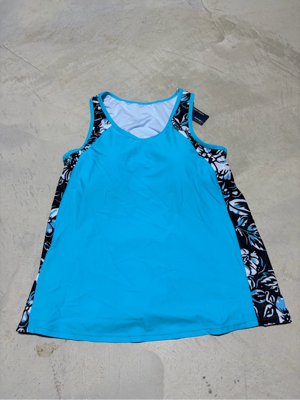 Summer Mae NWT Women’s Blue Tankini Swim Top 6/8
